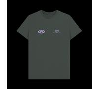 Worldwide Tour Unisex T-Shirt - India Ink (Front & Back Print) Extreme Dark Grey XS