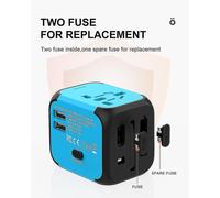 Worldwide Travel Adapter Universal Travel Power Adapter All International Wall Charger Jb52 Jb52