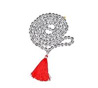 WorldwideGem Sphatik Mala 108 Beads Original Certified Transparent White Quartz Crystal Mala Beautiful Diamond Cut Sfatik Mala Sfatic Ki Mala Septic Malaa Sphatik Japa Mala स्फटिक माला सफेद रंग