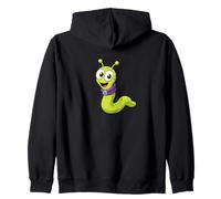worm alien Zip Hoodie