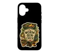 Worm Bin Check Vermicompost Garden Case for iPhone 16