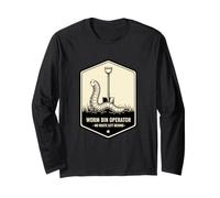 Worm Bin Operator No Waste Left Behind Compost Worm Long Sleeve T-Shirt