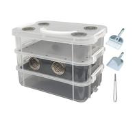 Worm Box, Odor Resistant Breeding Farm With Tools