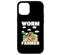 Worm Composting Worm Farming Funny Worm Farmer Case for iPhone 12/12 Pro