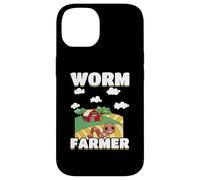 Worm Composting Worm Farming Funny Worm Farmer Case for iPhone 14