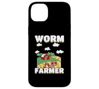 Worm Composting Worm Farming Funny Worm Farmer Case for iPhone 14 Plus