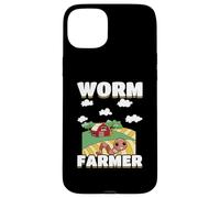 Worm Composting Worm Farming Funny Worm Farmer Case for iPhone 15 Plus