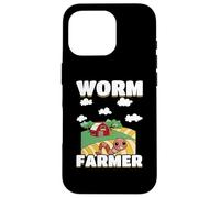 Worm Composting Worm Farming Funny Worm Farmer Case for iPhone 16 Pro