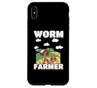 Worm Composting Worm Farming Funny Worm Farmer Case for iPhone XS Max