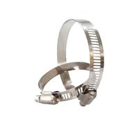 Worm Drive Hose Clips, Stainless Steel Adjustable Line Hose Clamp 8-140mm 2/5/10 Pcs(78-101mm 5pcs)