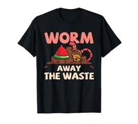 Worm Farm Compost Away The Waste Vermicomposting Humor T-Shirt