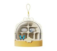 Worm Farm for Kids - Clear Breathable Silkworm Observation Box,Pet Terrariums for Indoor Raising Science Projects Outdoor Activities Nature Visits Classroom