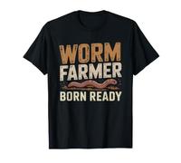Worm Farmer Born Ready Vermiculture Lifestyle T-Shirt