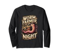 Worm Farmer by Day Dirt Ninja by Night Long Sleeve T-Shirt