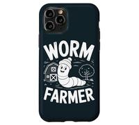 Worm Farmer Earthworm Garden Composting Case for iPhone 11 Pro