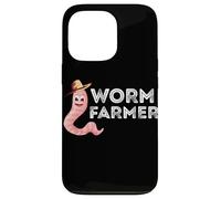 Worm Farmer Happy Worm Farmer Red Wiggler Worm Garden Case for iPhone 13 Pro