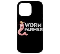 Worm Farmer Happy Worm Farmer Red Wiggler Worm Garden Case for iPhone 14 Pro Max