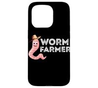 Worm Farmer Happy Worm Farmer Red Wiggler Worm Garden Case for iPhone 15 Pro