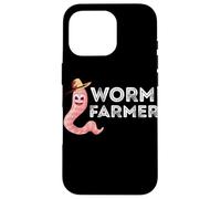 Worm Farmer Happy Worm Farmer Red Wiggler Worm Garden Case for iPhone 16 Pro