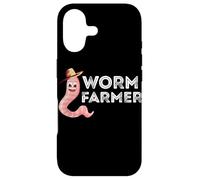 Worm Farmer Happy Worm Farmer Red Wiggler Worm Garden Case for iPhone 17