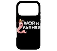 Worm Farmer Happy Worm Farmer Red Wiggler Worm Garden Case for iPhone 17 Pro
