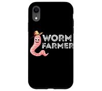 Worm Farmer Happy Worm Farmer Red Wiggler Worm Garden Case for iPhone XR