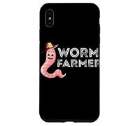Worm Farmer Happy Worm Farmer Red Wiggler Worm Garden Case for iPhone XS Max