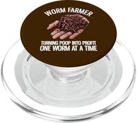 Worm Farmer Turning Poop Into Profit One Worm At A Time PopSockets PopGrip for MagSafe