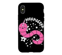 Worm Farmer Unicorn Worms Vermiculture Worm Farming Compost Case for iPhone X/XS