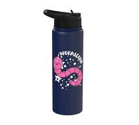 Worm Farmer Unicorn Worms Vermiculture Worm Farming Compost Stainless Steel Insulated Water Bottle