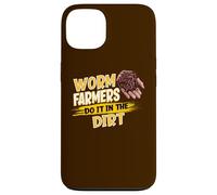Worm Farmers Do It In The Dirt Funny Worm Farming Case for iPhone 13