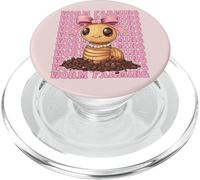 Worm Farming Vermiculture Worm Farmer Farm Girl Coquette PopSockets PopGrip for MagSafe
