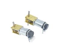Worm Gear 1218-N20 DC Encoder Single Shaft Geared Motor 3V6V12V Micro Gear Low Speed Dual Shaft Motor(Single Axis,6V13RPM)