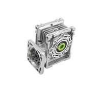 Worm Gear Box With High Torque, Worm Gear Reducer NMRV040 For DC Motor 60x60mm 86x86mm Ratio 5:1 To 100:1 Input 1.4cm Shaft For 60mm 85mm Stepper Motor(86mmx86mm,Ratio 80)