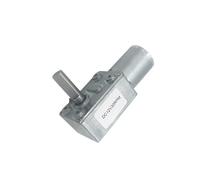 Worm Gear electronic starter 8mm D7 Shaft Length 25mm DC 6-24V Self-lock DC Reduction electronic starter Reversed Self-lock electronic starter EKFBQBGW(12V 23rpm,Package P)