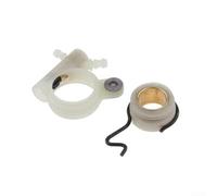 Worm Gear Fuel Hose Tube for MS231/MS251/MS231C/MS251C Chainsaw Oil Pump Kit - High-Durability Plastic Fuel Line with Efficient Flow & Easy Installation(B)