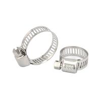 Worm Gear Hose Pipe Clamp, Hose Clamp Adjustable 6-82mm Stainless Steel Worm Gear Clip Pack of 3-10 Pcs(59-82mm 3pcs)