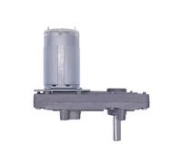 Worm Gear Motor 12V Reducer 20-157RPM DC High Torque Electric Motor Metal Gear Reverse Self Lock 1Pcs(12V 90RPM)