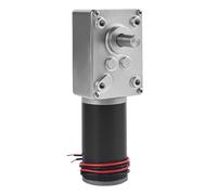 Worm Gear Motor, High Torsion Speed Reduce Electric Motor Reversible Worm Gear Motor 8mm Shaft (24V10RPM)