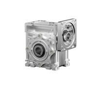 Worm Gear Reducer NMRV030 Gearbox Reducer Input 11mm Output 14mm Gear Ratio 5:1/80:1 Suitable for Nema23 Motor(20 to 1)