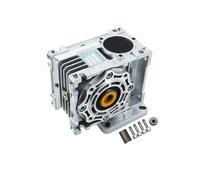 Worm Gear Reducer NMRV030 High Torque Gearbox Input 11mm Output 1.4cm 2.6-24Nm for Nema23 Motor(30 to 1,63B14)