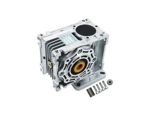 Worm Gear Reducer NMRV030 High Torque Gearbox Input 11mm Output 1.4cm 2.6-24Nm for Nema23 Motor(80 to 1,56B5)