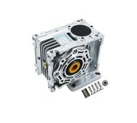 Worm Gear Reducer NMRV030 High Torque Gearbox Reducer Input 11mm Output 14mm Gear Ratio 5:1 to 80:1 2.6-24Nm for Nema23 Motor(30 to 1,63B5)