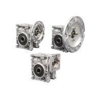Worm Gear Reducer NMRV030 High Torque Gearbox Reducer Input 9/11mm Output 14mm Gear Ratio 5:1/80:1 Flange diameter 140mm electronic starter MQXFCZUX(50 to 1)