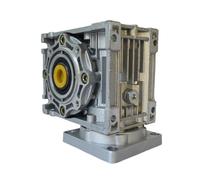 Worm Gear Reducer NMRV040 Worm Gear Reducer 9mm Input Shaft 18mm Output Bore Mechanical 12V 24V Motor Speed Gearbox for DC Brush Motor(1.04236111111111)