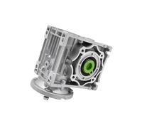 Worm Gear Reducer NMRV050 Input Shaft 19mm Out 90 Degree Gearbox Single Phase 220v(Ratio 20,0.37KW 71B5)