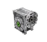 Worm Gear Reducer NMRV110 Worm Reducer 7.5:1-100:1 Gear Ratio Worm Gearbox 2.4cm 28mm 38mm Input Shaft Worm Gear 90 Degree Motor Reducer RV110(Ratio 50 to 1,IEC Flange 112B5)