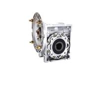 Worm Gear Reducer RV30 90 Degree Gearbox Speed for 9mm Input Hole 0.06-0.18KW Motor(Ratio 10 to 1,Flange 56B5)