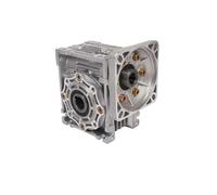 Worm Gear Reducer Worm Gear Reducer NMRV030 for 40W/60W/90W/120W 5RK AC Axis Motor 90X90 Input Shaft 11mm Key 0.4cm Output Hole 1.4cm(60x60 for Nema23,30)