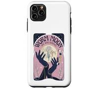 Worm Moon She Who Renews March 2026 Art Nouveau Moon Phases Case for iPhone 11 Pro Max